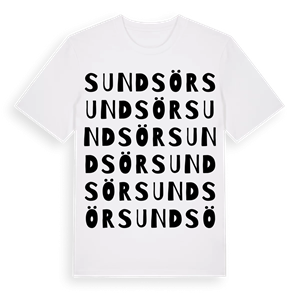 Sundsör ordlek t-shirt – ekologisk bomull t-shirt från Pinshirt