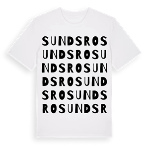 Sundsro ordlek t-shirt – ekologisk bomull t-shirt från Pinshirt