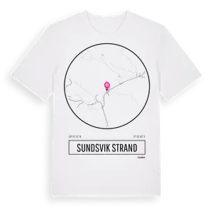 Sundsvik Strand t-shirt – ekologisk bomull t-shirt från Pinshirt