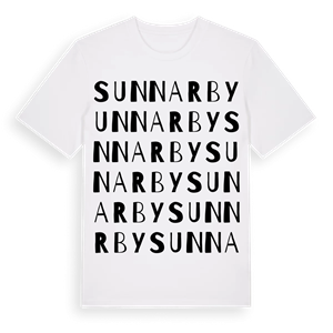 Sunnarby ordlek t-shirt – ekologisk bomull t-shirt från Pinshirt