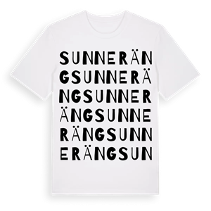 Sunneräng ordlek t-shirt – ekologisk bomull t-shirt från Pinshirt