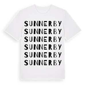 Sunnerby ordlek t-shirt – ekologisk bomull t-shirt från Pinshirt