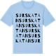 Blue Soul t-shirt med Surskatan ordlek t-shirt