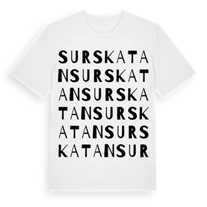 Surskatan ordlek t-shirt – ekologisk bomull t-shirt från Pinshirt