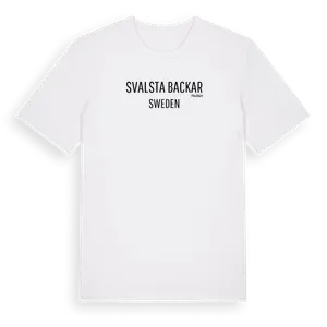 Svalsta Backar i Sverige t-shirt – ekologisk bomull t-shirt från Pinshirt