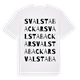 Svalsta backar ordlek t-shirt