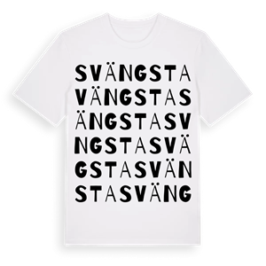 Svängsta ordlek t-shirt – ekologisk bomull t-shirt från Pinshirt