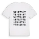Svartsättra ordlek t-shirt