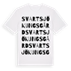 Svartsjö kungsgård ordlek t-shirt