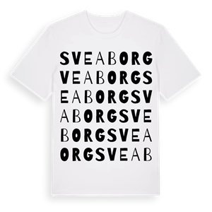 Sveaborg ordlek t-shirt – ekologisk bomull t-shirt från Pinshirt