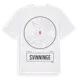 White t-shirt med Svinninge t-shirt