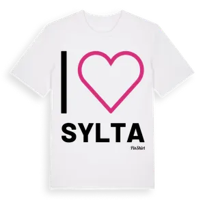Jag älskar Sylta t-shirt stort tryck – ekologisk bomull t-shirt från Pinshirt
