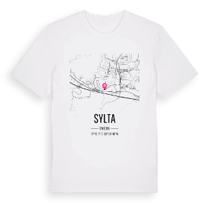 Sylta karta t-shirt – ekologisk bomull t-shirt från Pinshirt