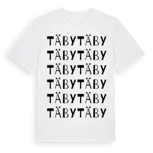 Täby ordlek t-shirt – ekologisk bomull t-shirt från Pinshirt