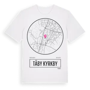 Täby Kyrkby t-shirt – ekologisk bomull t-shirt från Pinshirt