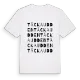 Täcka udden ordlek t-shirt