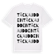 Täcka udden ordlek t-shirt