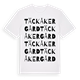 Täckåker gård ordlek t-shirt