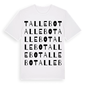Tallebo ordlek t-shirt – ekologisk bomull t-shirt från Pinshirt