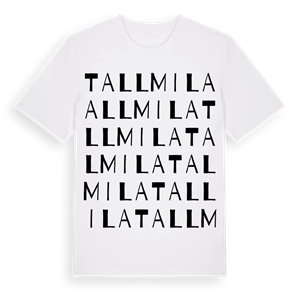Tallmila ordlek t-shirt – ekologisk bomull t-shirt från Pinshirt