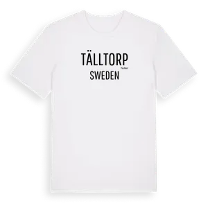 Tälltorp i Sverige t-shirt – ekologisk bomull t-shirt från Pinshirt