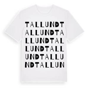 Tallund ordlek t-shirt – ekologisk bomull t-shirt från Pinshirt