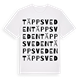 Täppsveden ordlek t-shirt