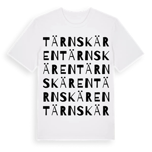 Tärnskären ordlek t-shirt – ekologisk bomull t-shirt från Pinshirt