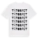 White t-shirt med Tätorpet ordlek t-shirt