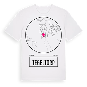 Tegeltorp t-shirt – ekologisk bomull t-shirt från Pinshirt