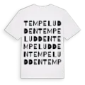 Tempeludden ordlek t-shirt