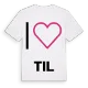 Jag älskar Til t-shirt stort tryck