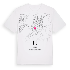 Til karta t-shirt – ekologisk bomull t-shirt från Pinshirt