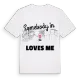 Någon i Til älskar mig t-shirt