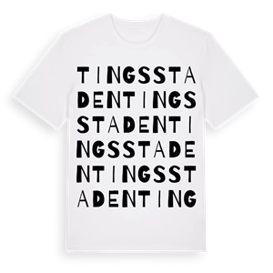 Tingsstaden ordlek t-shirt – ekologisk bomull t-shirt från Pinshirt