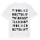 Tivolibergets luftvärnsställning ordlek t-shirt