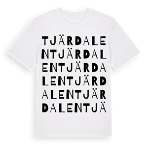 Tjärdalen ordlek t-shirt – ekologisk bomull t-shirt från Pinshirt