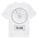 White t-shirt med Tollare t-shirt