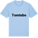 Blue Soul t-shirt med Tomtebo fetstil t-shirt