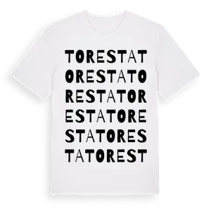 Toresta ordlek t-shirt – ekologisk bomull t-shirt från Pinshirt