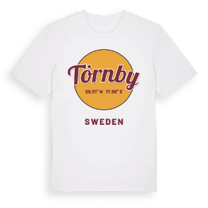 Törnby cirkel t-shirt – ekologisk bomull t-shirt från Pinshirt