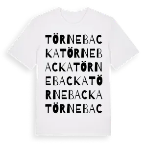 Törnebacka ordlek t-shirt – ekologisk bomull t-shirt från Pinshirt