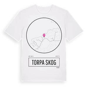 Torpa skog t-shirt – ekologisk bomull t-shirt från Pinshirt