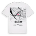 Torsplan karta t-shirt