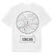 White t-shirt med Torsvik t-shirt