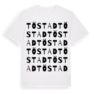 Töstad ordlek t-shirt – ekologisk bomull t-shirt från Pinshirt