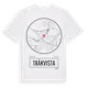 White t-shirt med Träkvista t-shirt