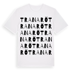 Tranarö ordlek t-shirt – ekologisk bomull t-shirt från Pinshirt