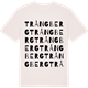 Vintage White t-shirt med Trångberg ordlek t-shirt