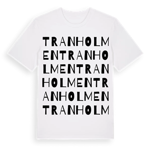 Tranholmen ordlek t-shirt – ekologisk bomull t-shirt från Pinshirt